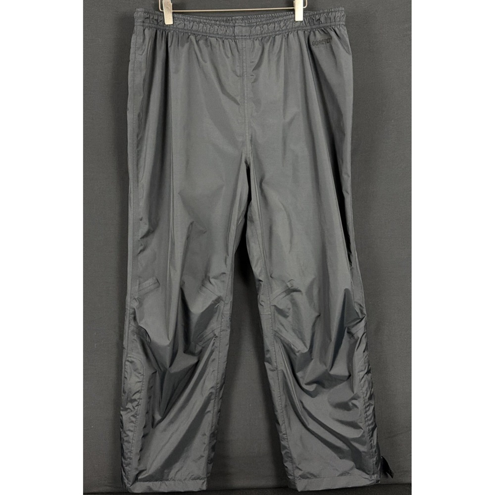 VTG LL Women's LL Bean Gore-Tex Stowaway Rain Pants XL Black 90's Y2K Gorpcore